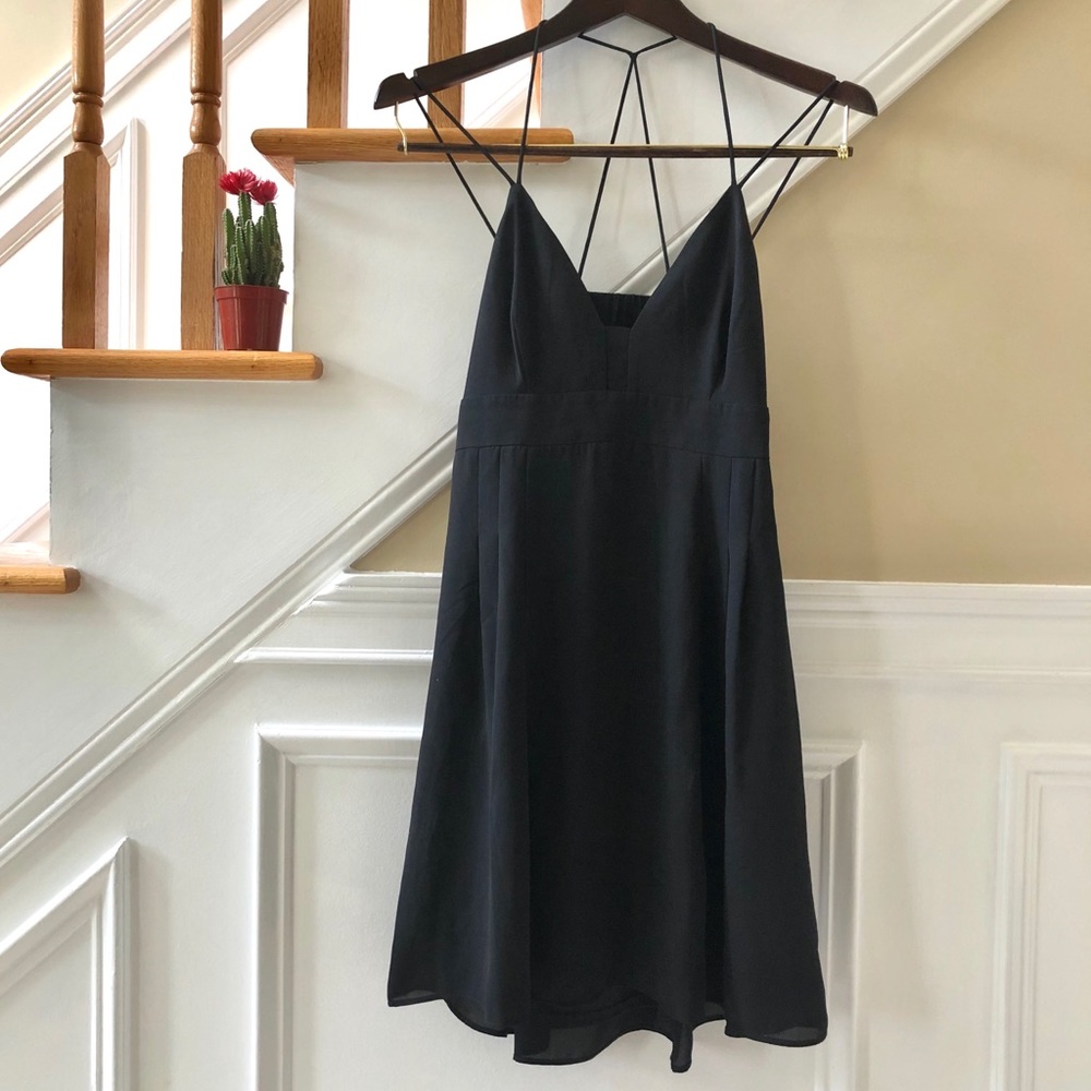 Express Strappy Black Dress